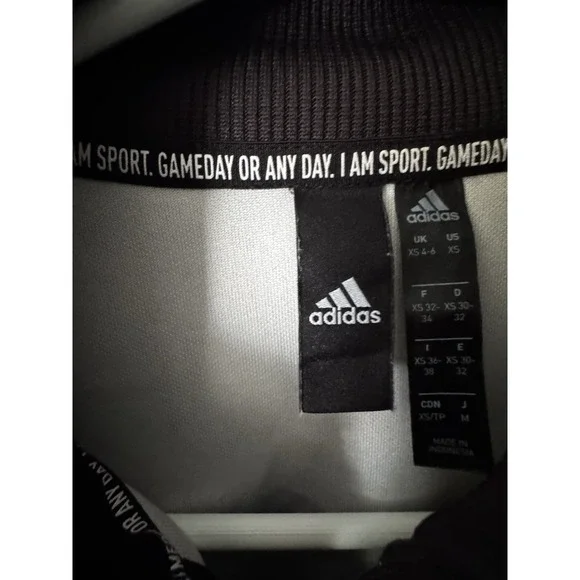 Adidas Women's Full Zip Rose Floral Print Track Jacket Size XS - Picture 8 of 10